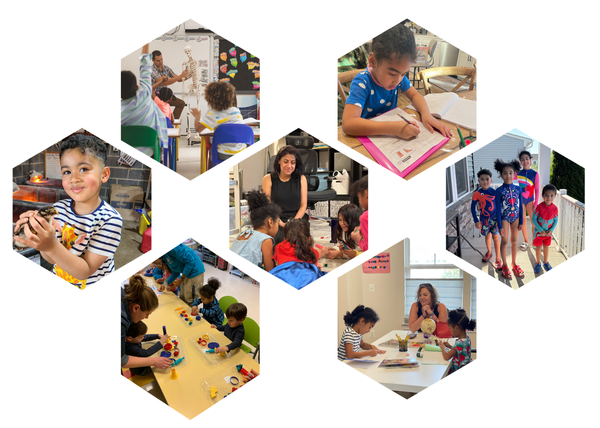 Hexagon Academy families and kids learning together, real moments from our classes